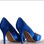 Blue High Heel Shoes